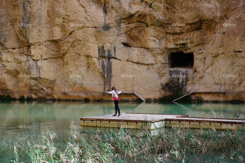 Nature#rocks#lake#human