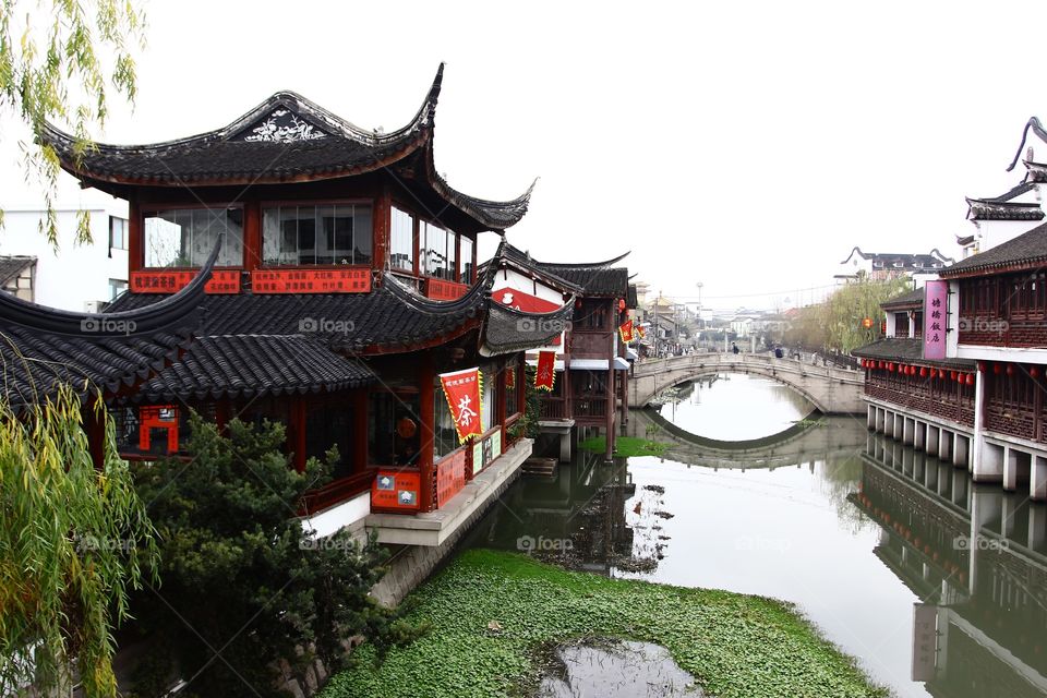 Typical accent town in southern China
