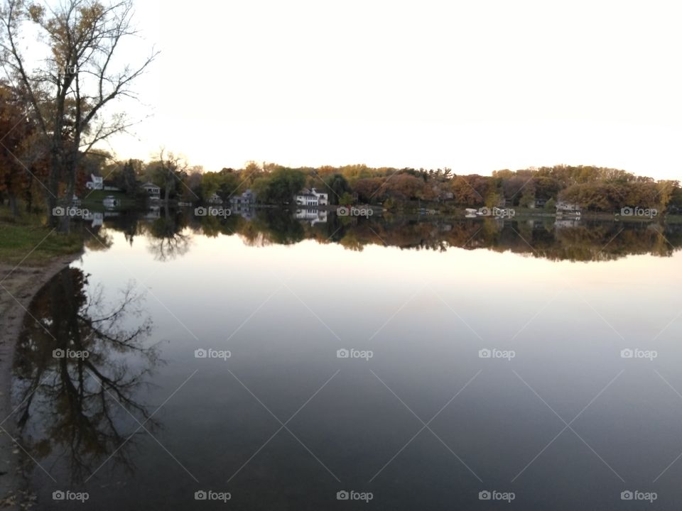 Landscape, Water, River, Reflection, Lake