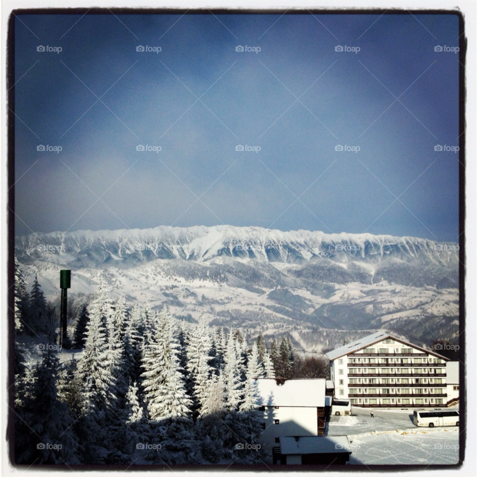 snow winter white cloudy by brunhilda