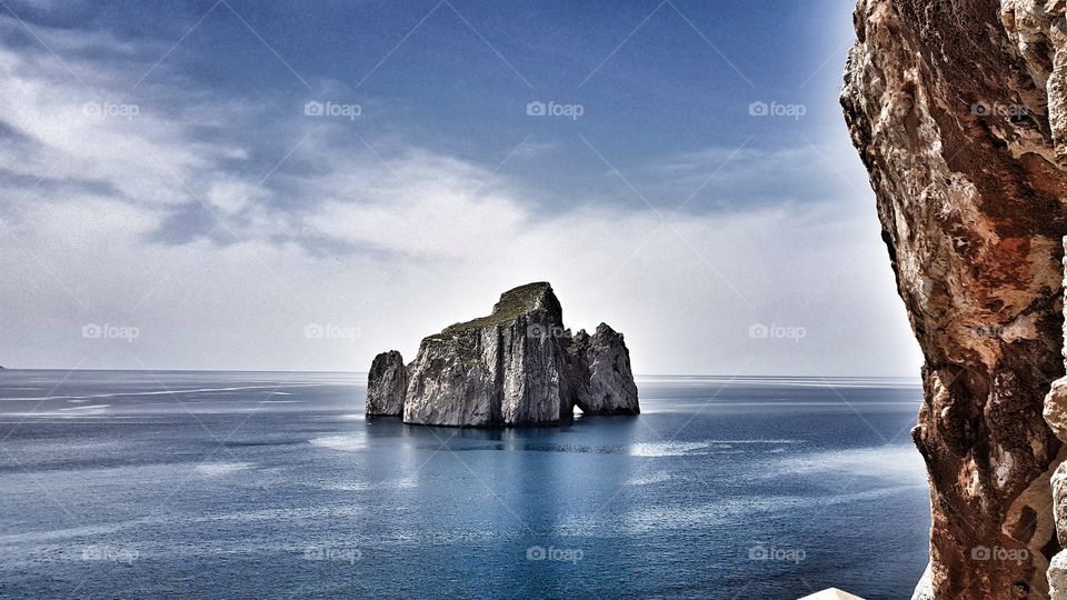 Big rock in Sardinia, Italy