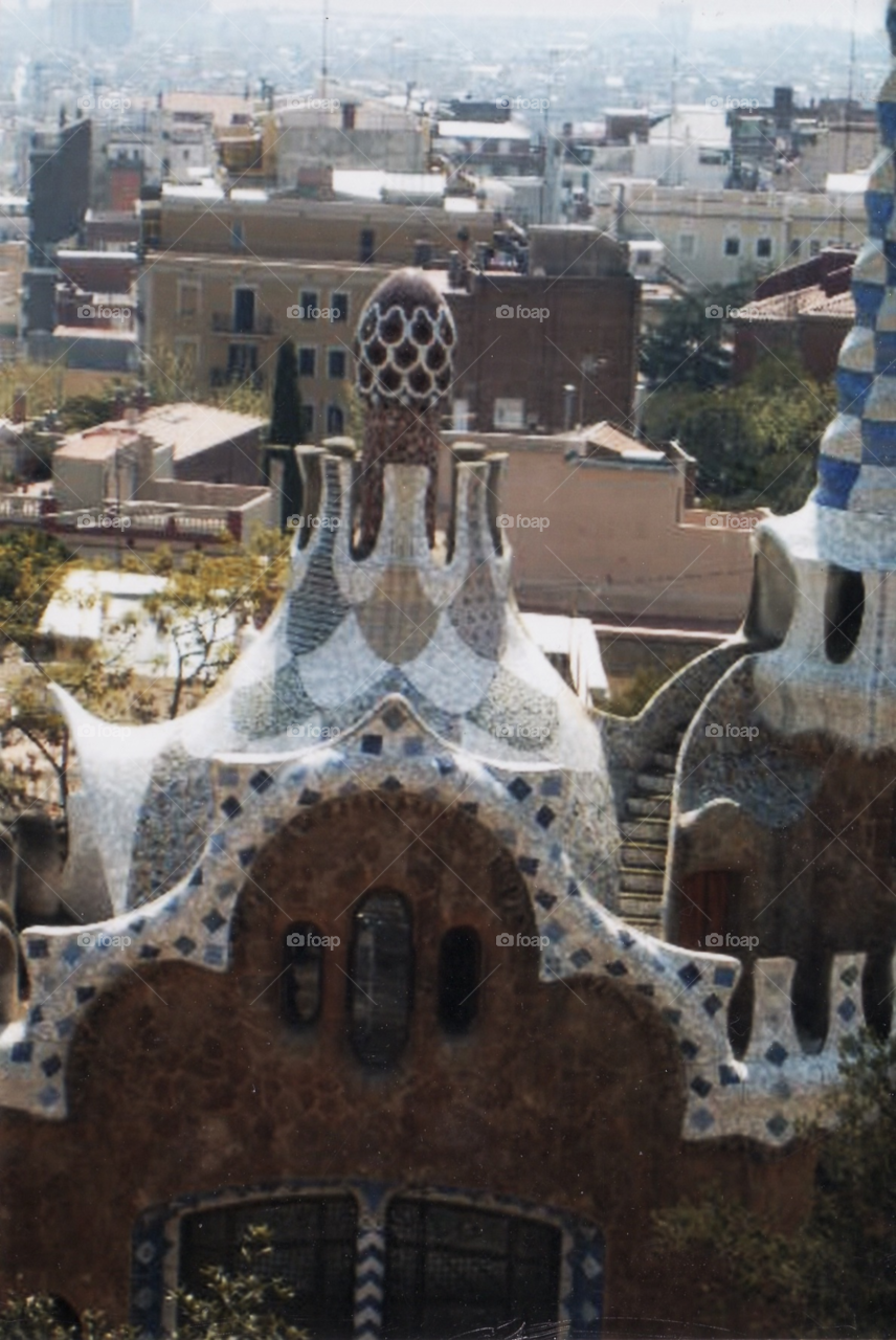 city architecture barcelona gaudi by clarkie28