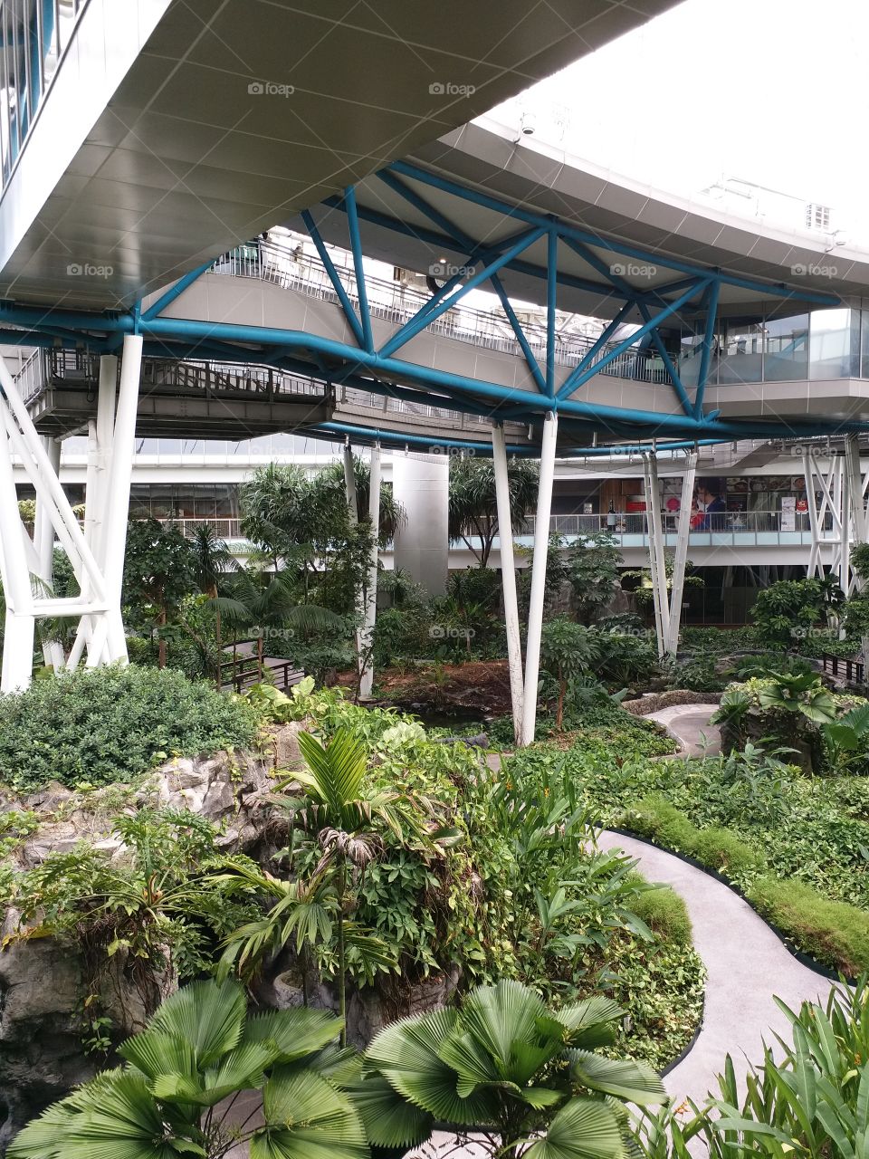 garden under the ferris wheel, Singapore