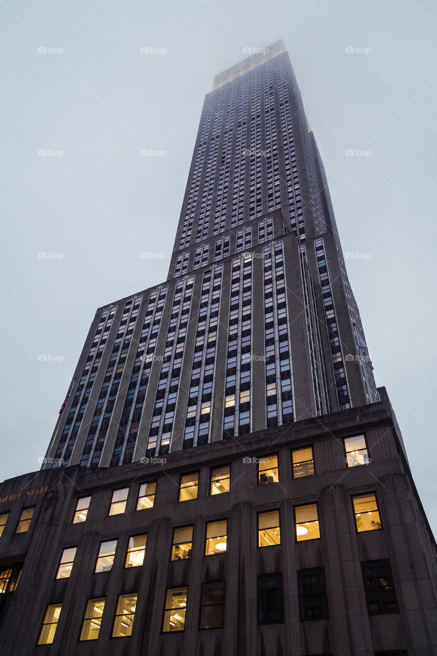 Empire State Building at dusk
