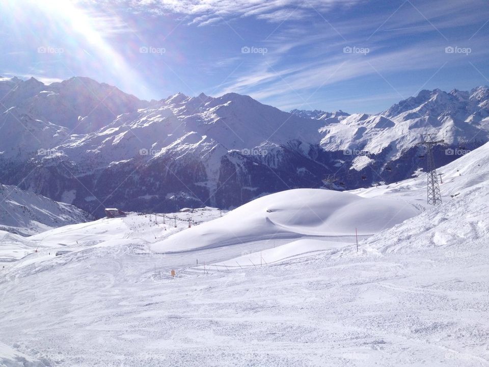 sun winter ski area sveits by aja064