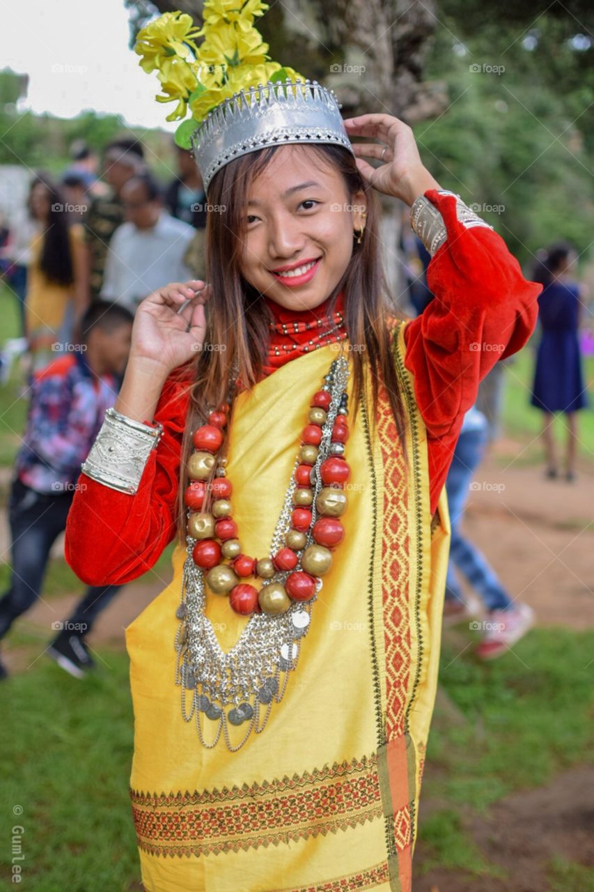 Shillong India Khasi dress