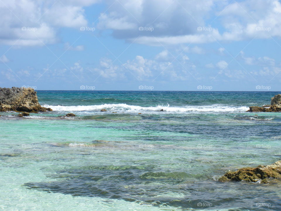Idyllic sea at Mexico