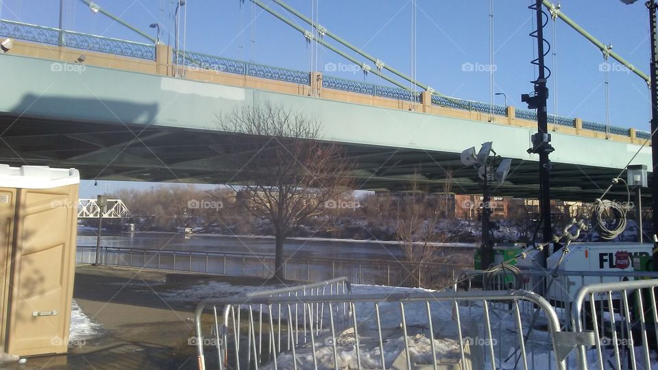 Bridge, Transportation System, Water, No Person, Travel