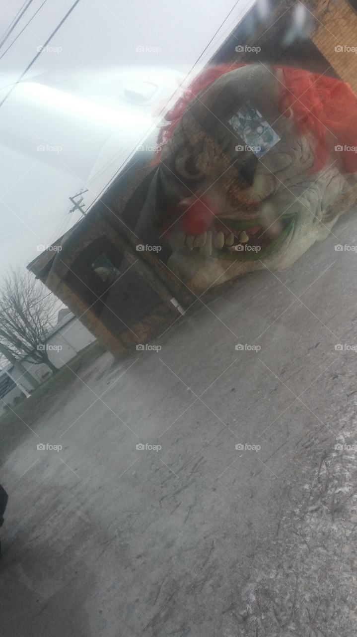 car Window reflection