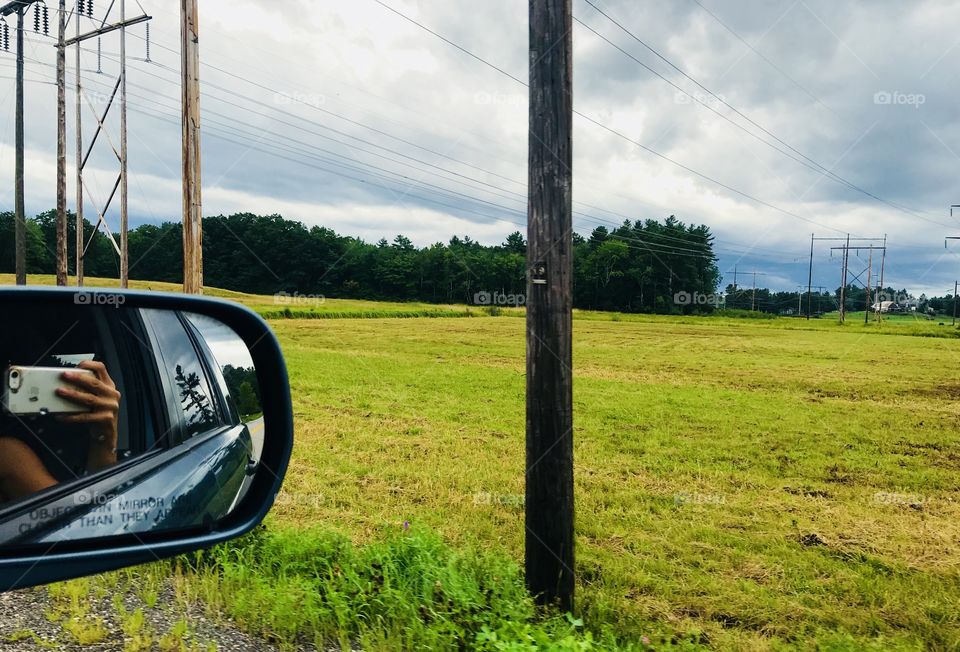 Reflections on a summer day.  A lazy summer day riding through rural Maine, an endless adventure of roads and beauty.  