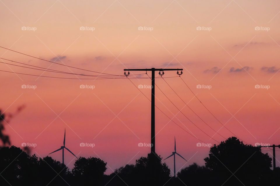 Sunset silhouettes