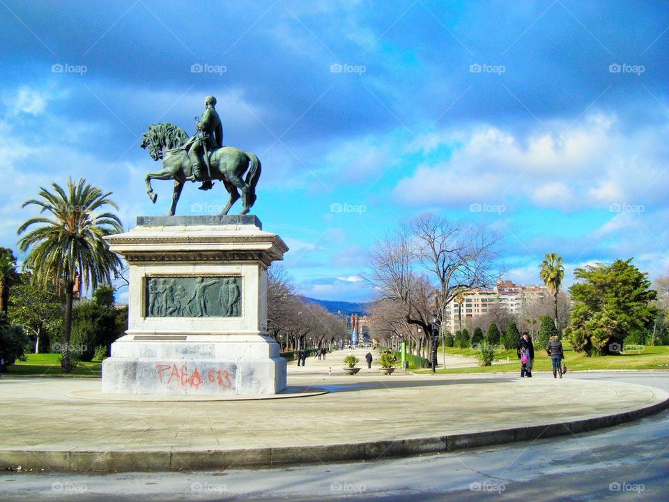 Barca park in January 