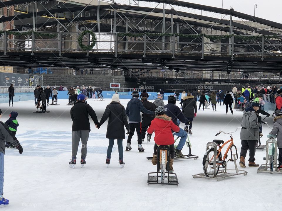 Winter fun with friends and family, are you skating at the rink