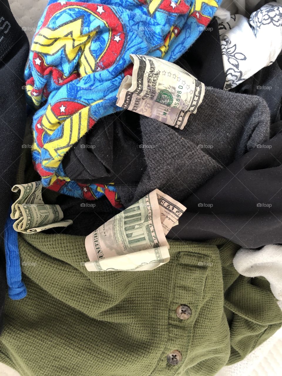 Laundry loot