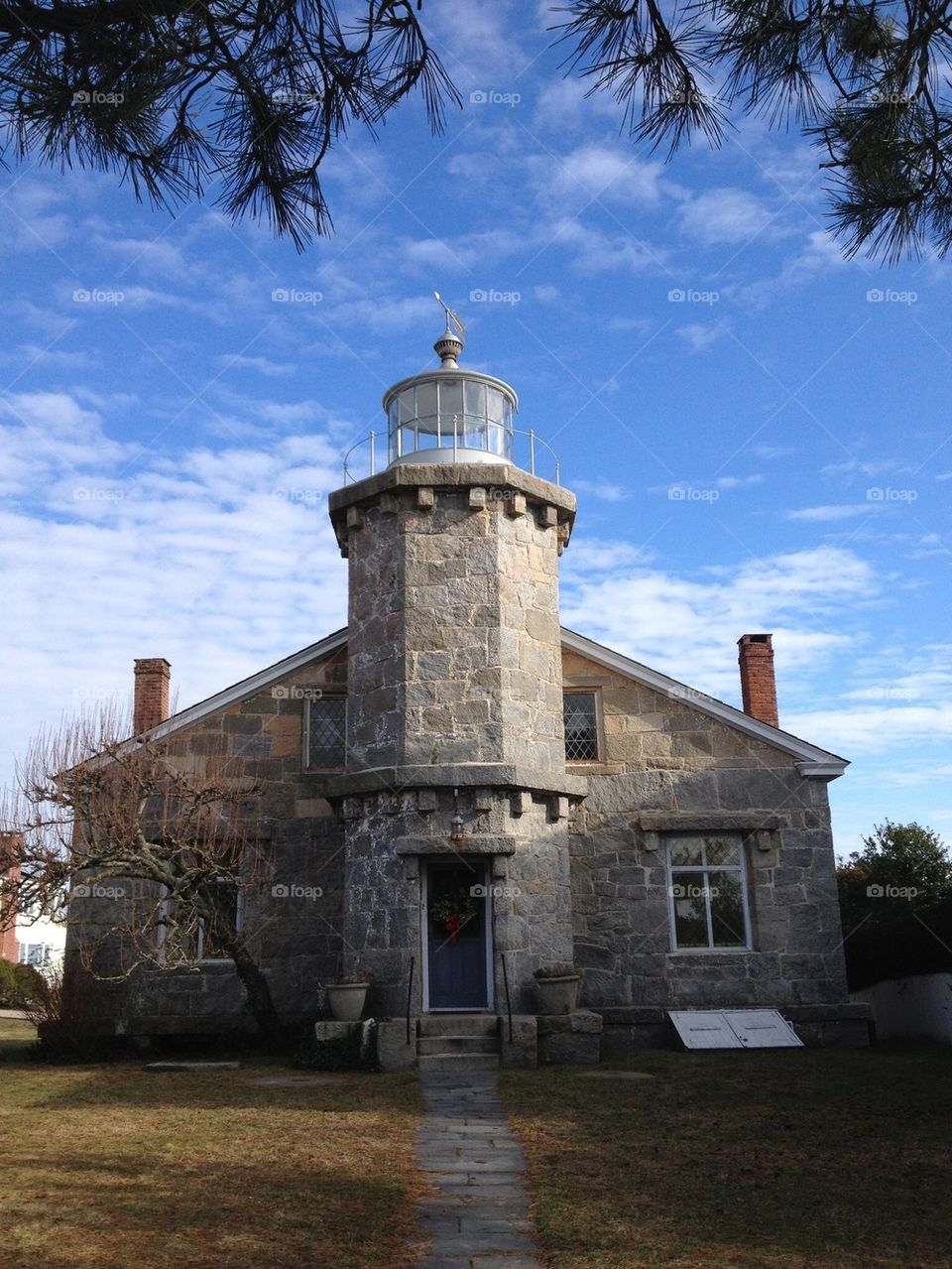 stone lighthouse