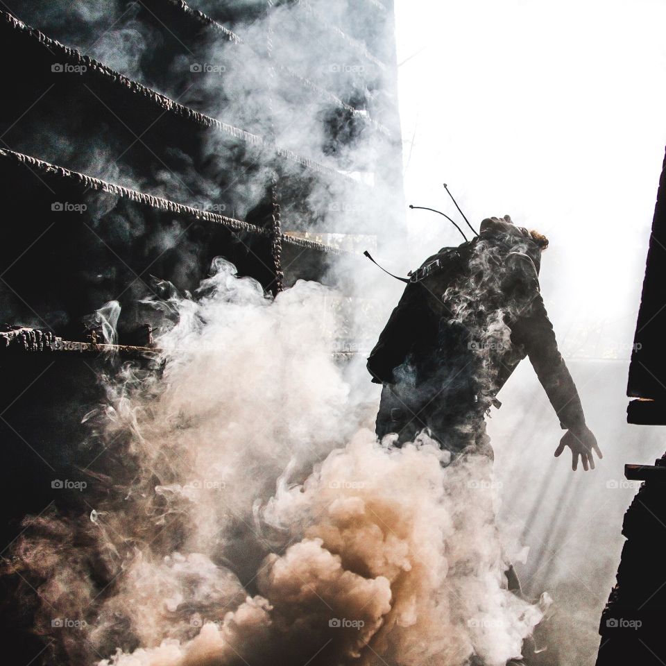 Abducted. My friends and I explored a bando in Milwaukee. Caught some harsh sunlight with a bit of smoke, this is the product. 