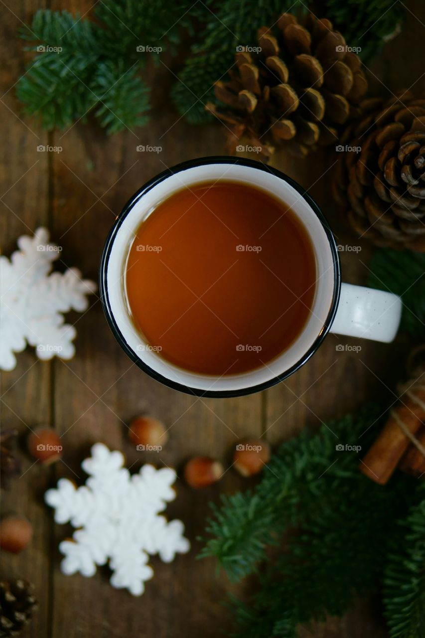christmas hot tea