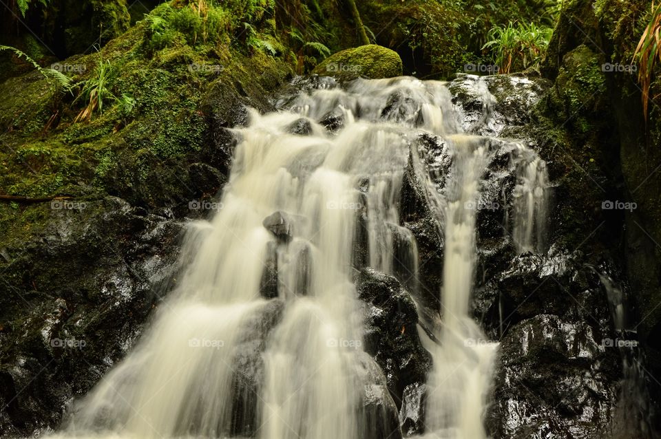 View of waterfall