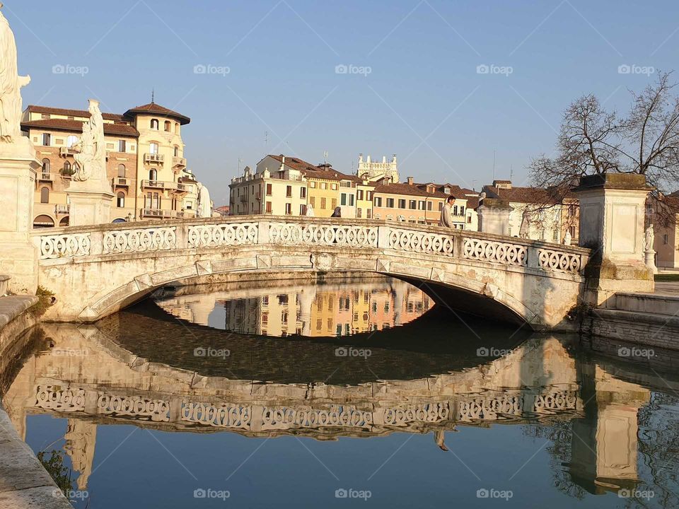 Reflection Of Padova Center.