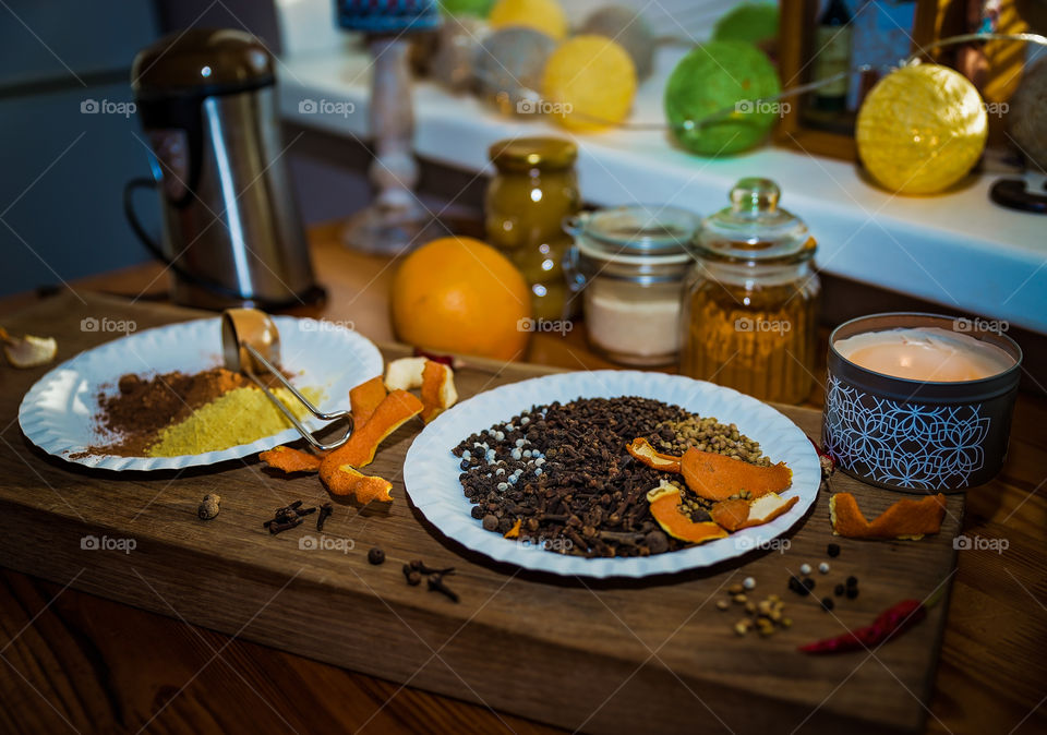 Gingerbread spices.