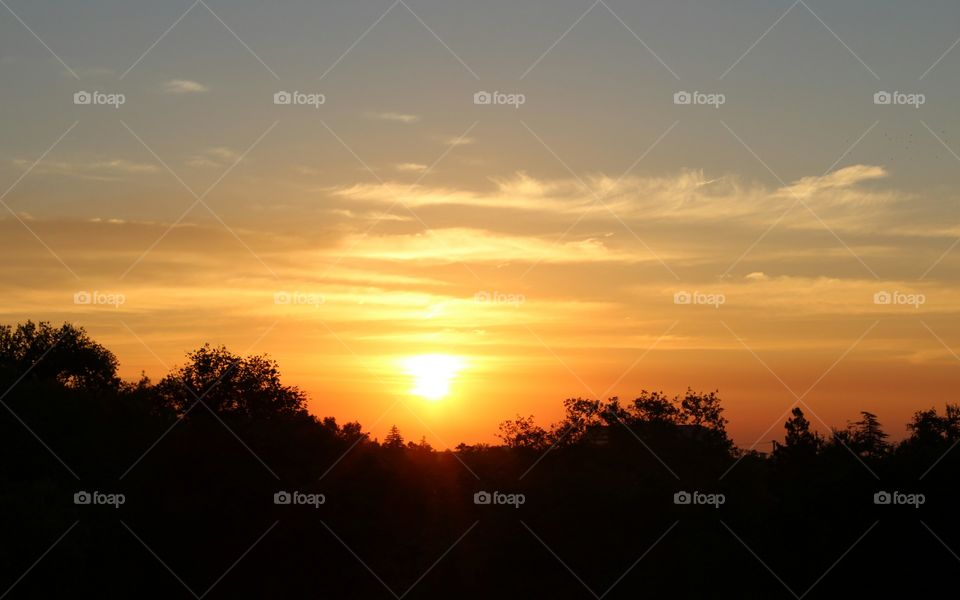 Downtown Sacramento sunrise