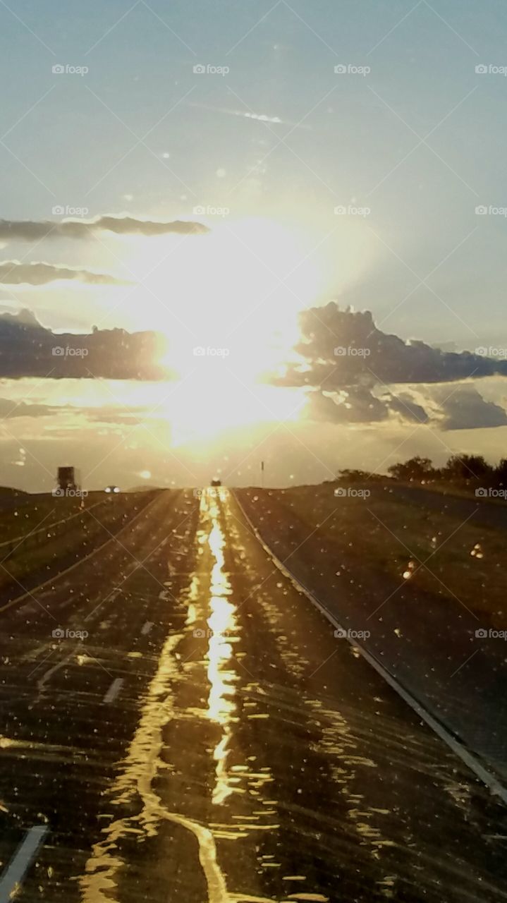 funny how that stuff that they use to patch the cracks is so darn shiny