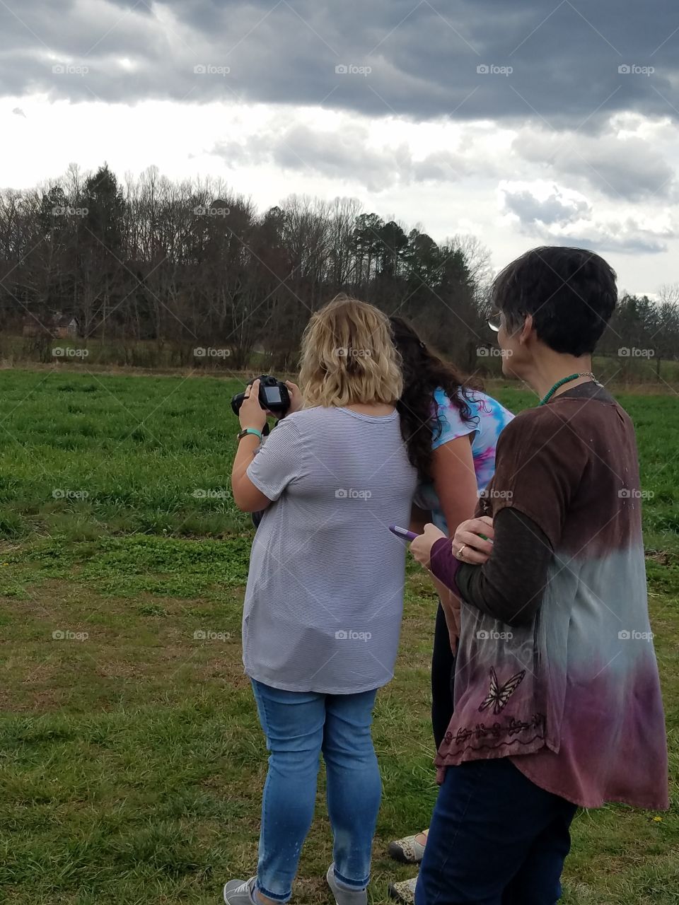 Photographer in action