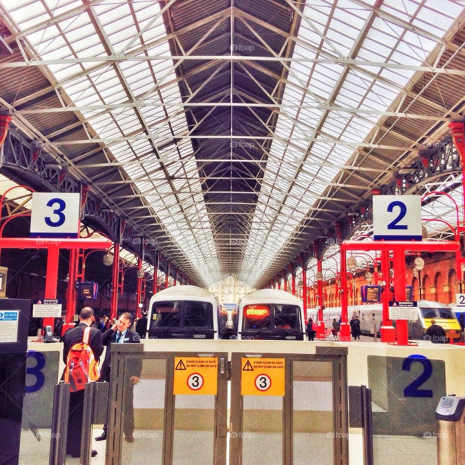 Train station in london