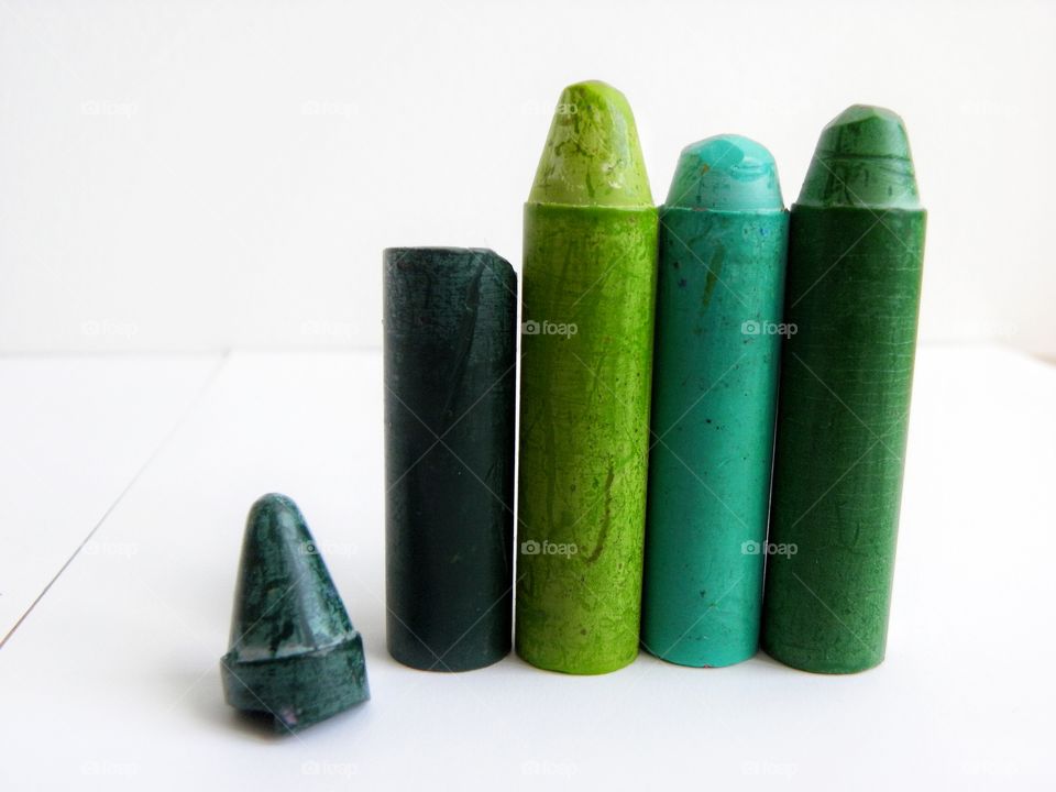 Close-up of crayons