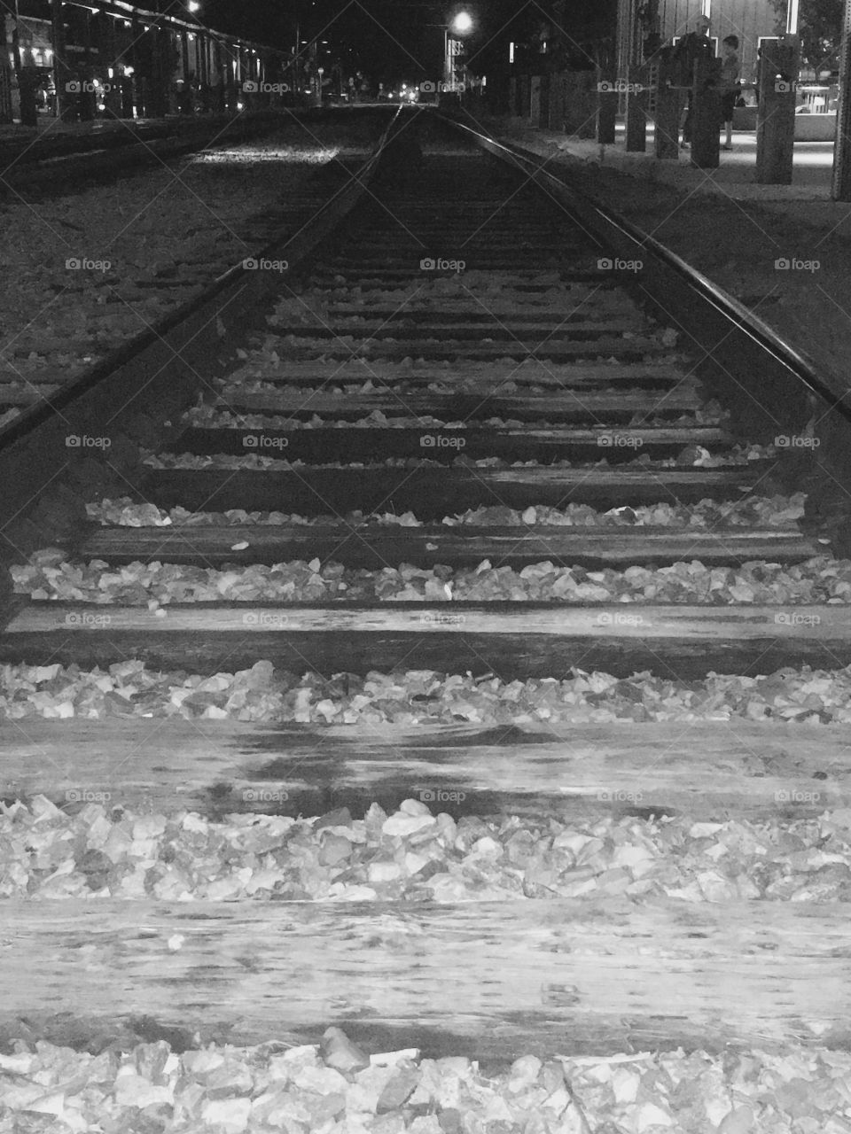 Rail road tracks
