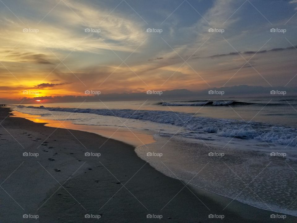 Sunrise at Carolina's Beaches