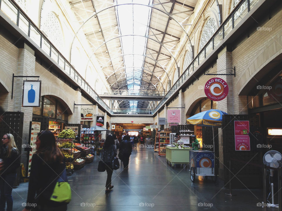 INSIDE FERRY BUILDING