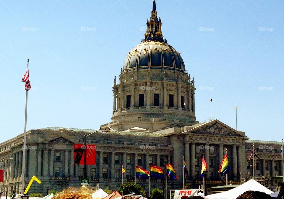 Pride- San Francisco Capitol building 