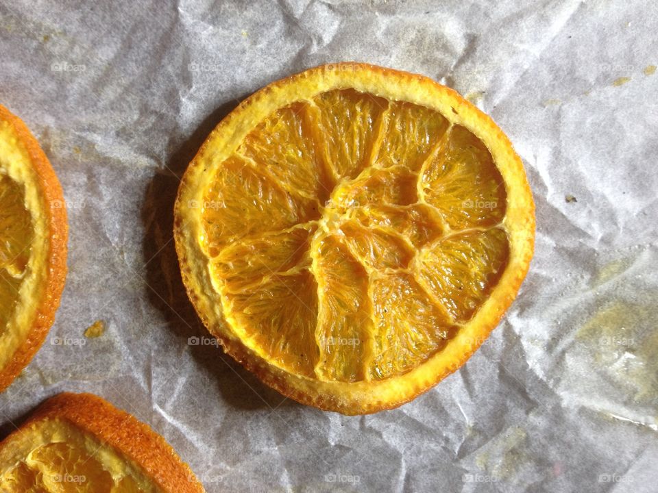 Dried orange 