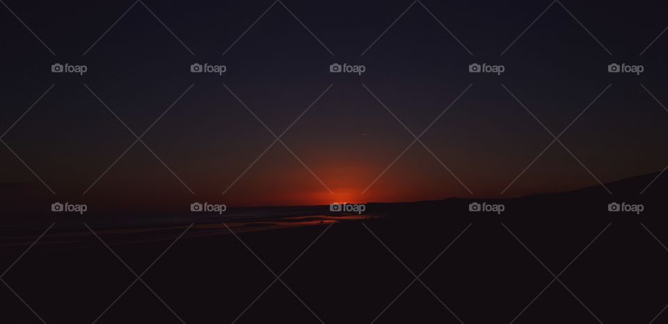 sunset and shillouete