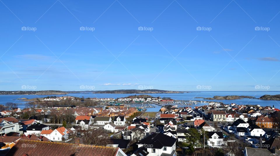 Stavern, Vestfold Norway from above