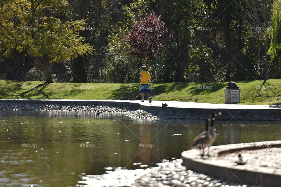 Beautiful city community park