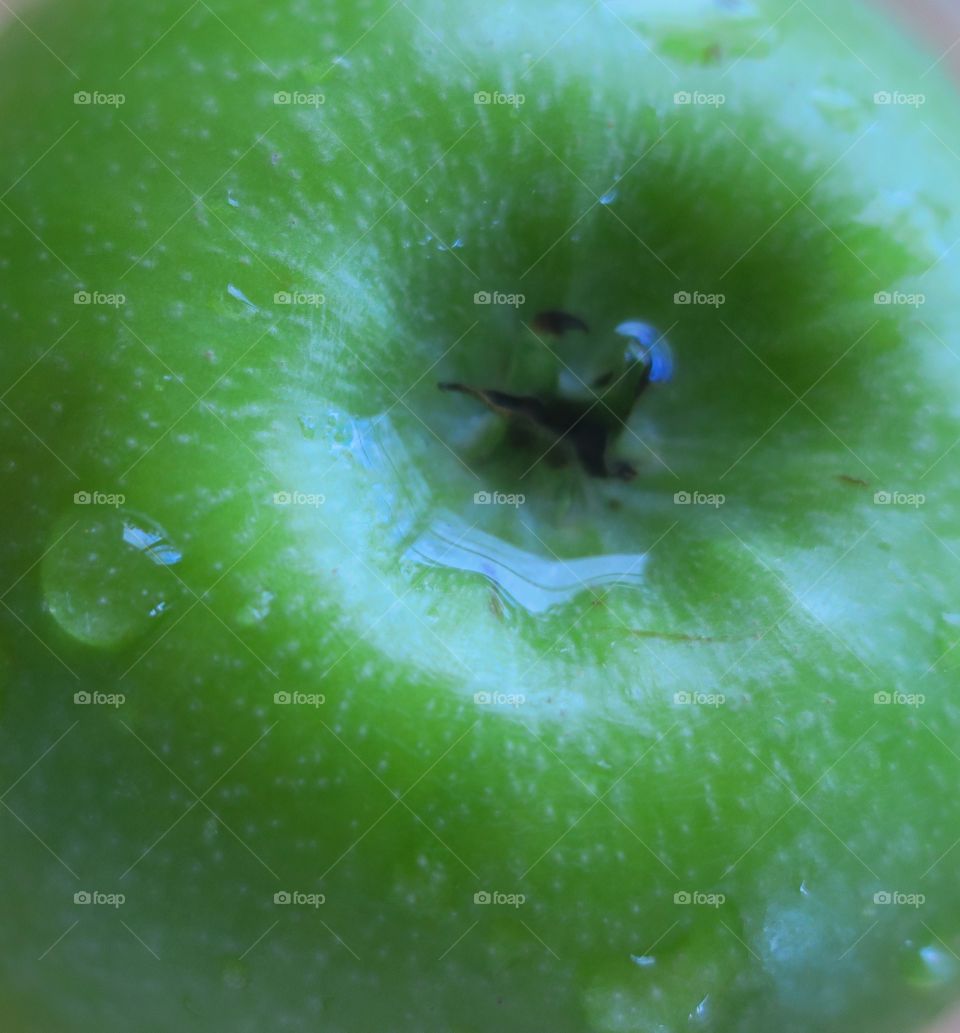 Close up of green apple