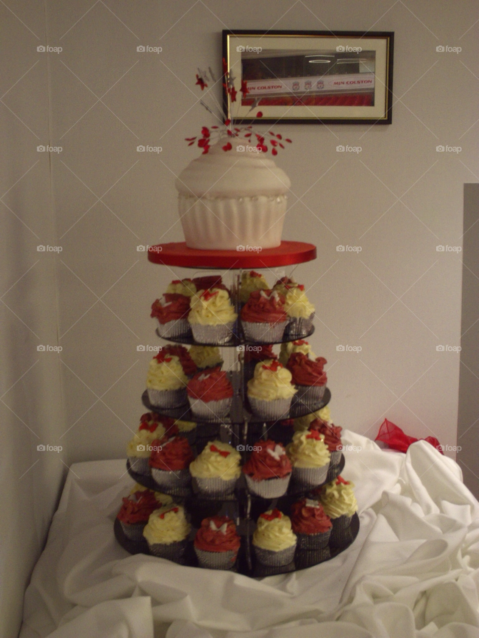 a different slant on a wedding cake the colours are the same as the football club where the wedding was held by pawright68