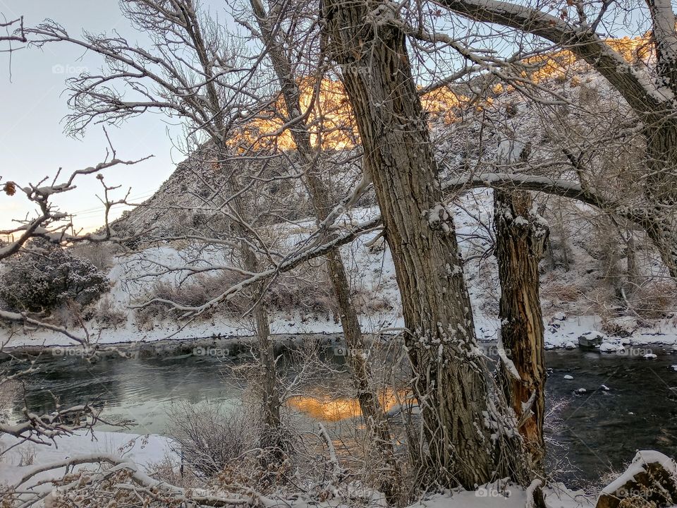 As the sun rises it turns everything it touches into gold.