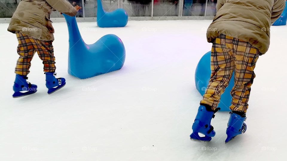 Ice skating