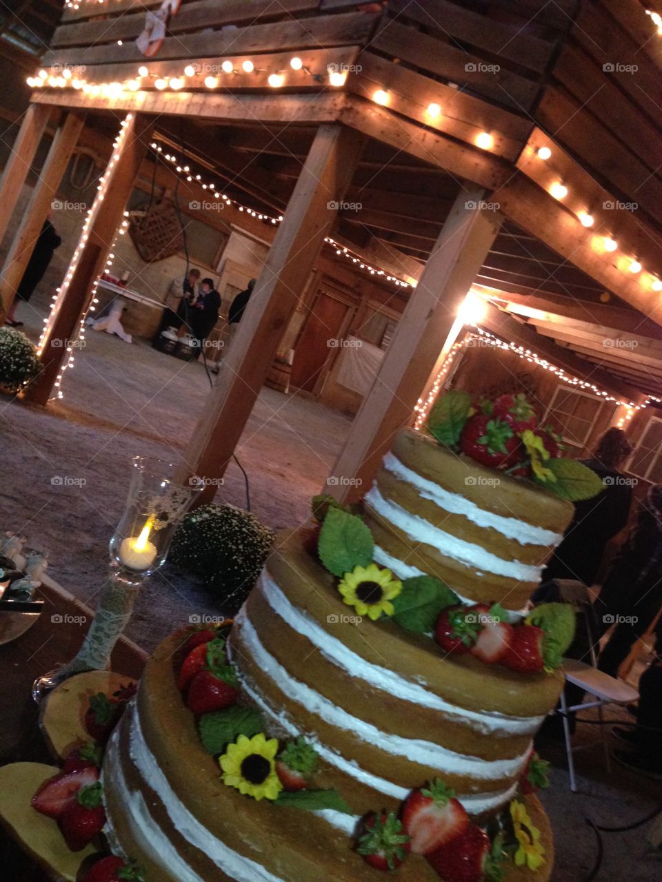 Wedding with cake