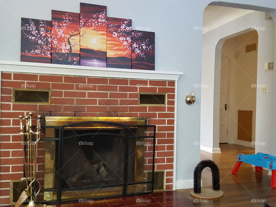 fireplace