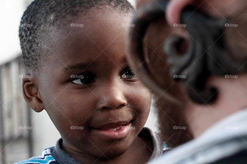 Missionary work- cute smiling kid