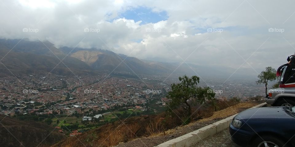 Overlooking Cochabamba, Bolivia