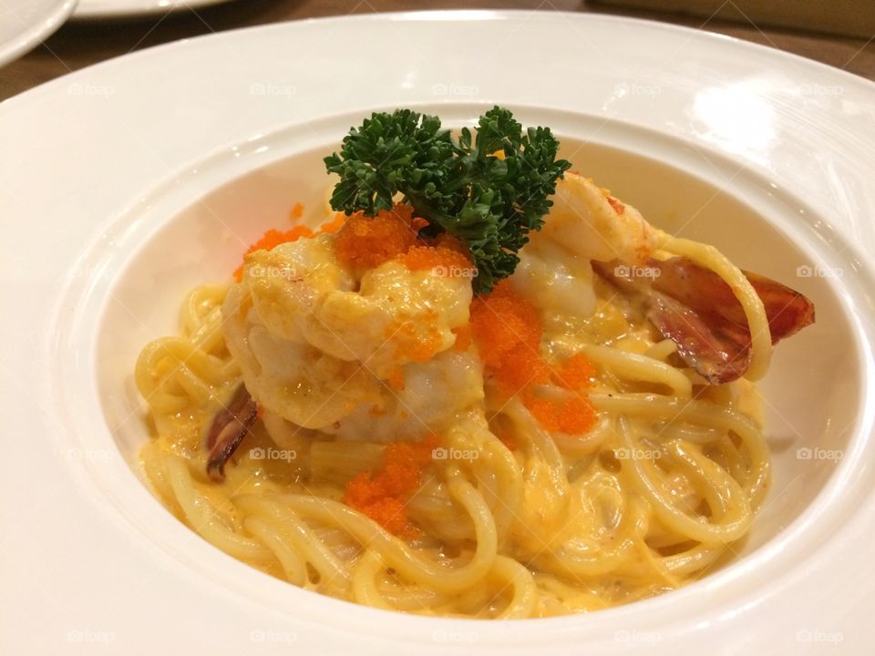 #food #noodle #yummy #dilicios #seafood #fusion  #Spaghetti