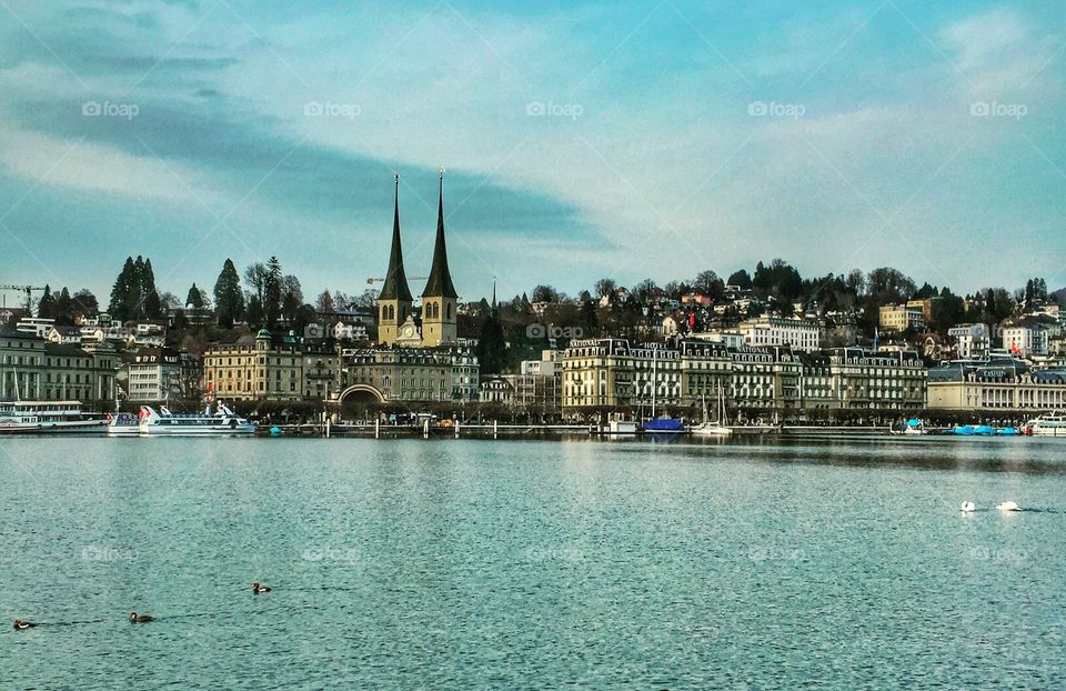 Lakeside view Lucerne 