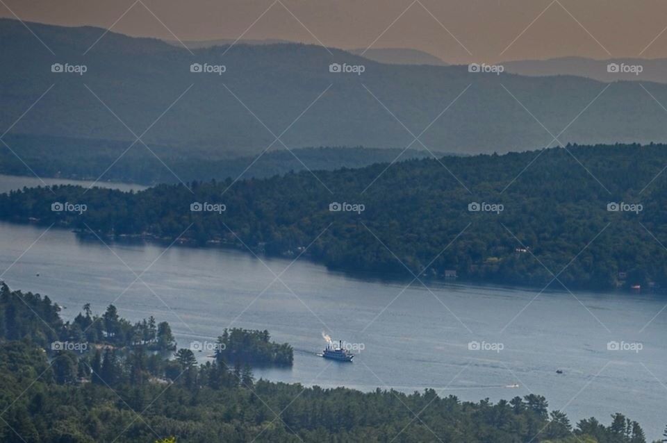 Steamboat On Lake George