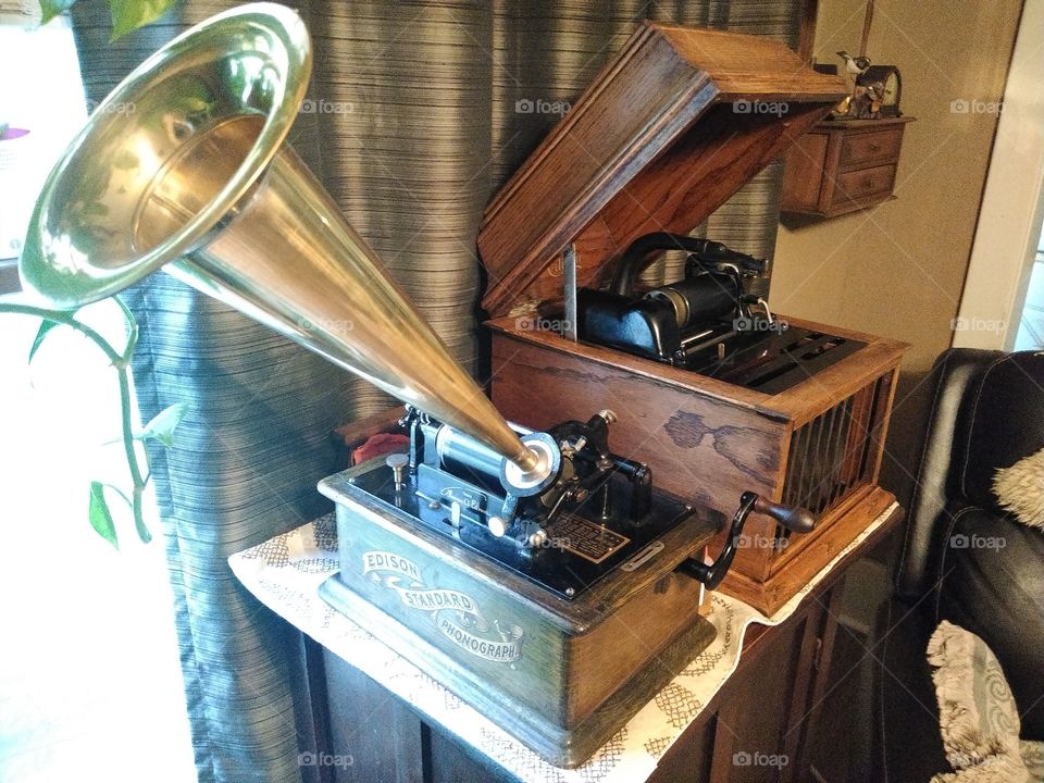 Edison phonographs