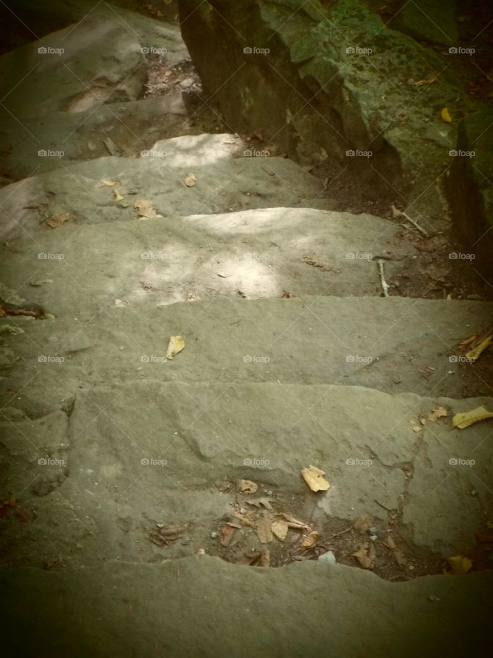 rock stairs